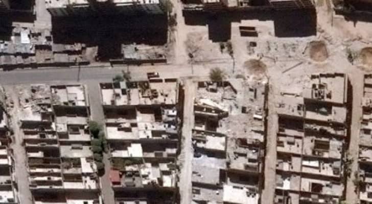 صورة من الدمار 