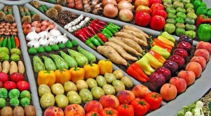 2421 طن خضار وفواكه ترد للسوق المركزي الاحد