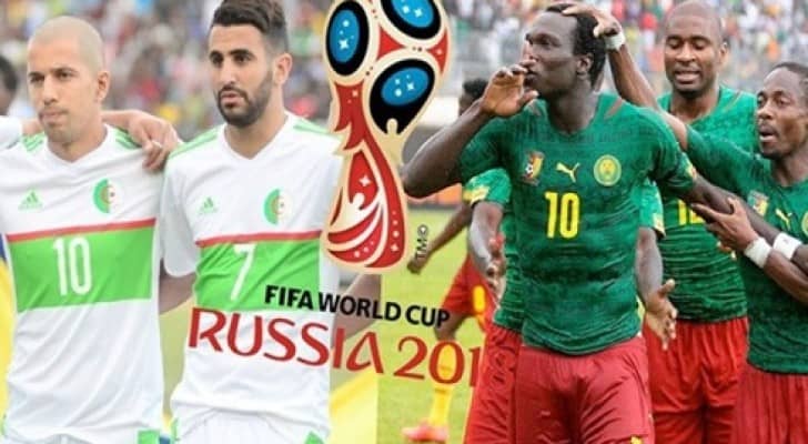 المنتخب الجزائر والكاميرون