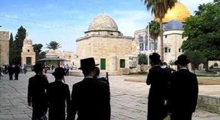مجموعات من المستوطنين المتطرفين يقتحمون باحات المسجد الأقصى المبارك - أرشيفية