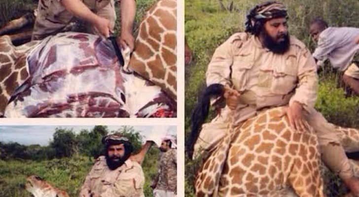 السعودي الذي ذبح زرافه