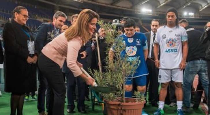 جانب من مشاركة الأميرة هيا بن الحسين نجوم العالم 