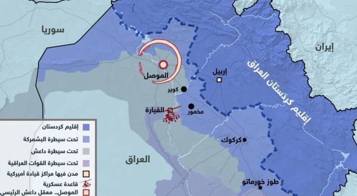 معركة الموصل أكبر عملية عسكرية يشهدها العراق منذ الغزو الأميركي عام 2003