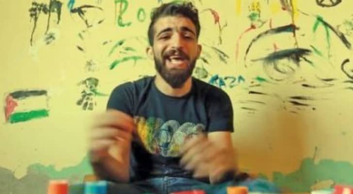 مغني الراب الغزي إبراهيم غنيم