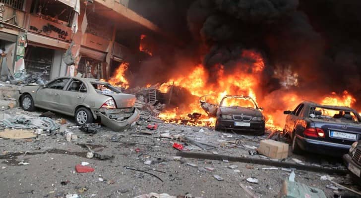 تفجيران انتحاريان لعصابة داعش الارهابية في منطقة الحمدانية شرقي الموصل