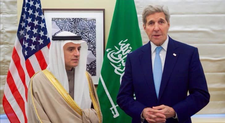 وزير الخارجية جون كيري ونظيره السعودي عادل الجبير