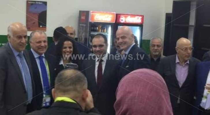 وصول رئيس الاتحاد الدولي لحضور المباراة النهئية