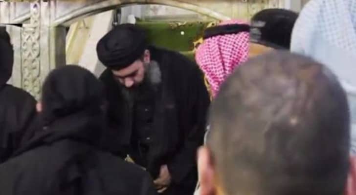 زعيم تنظيم "داعش" الارهابي المتطرف أبو بكر البغدادي 