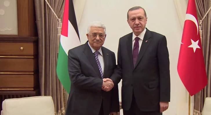 الرئيس التركي والرئيس الفلسطيني 