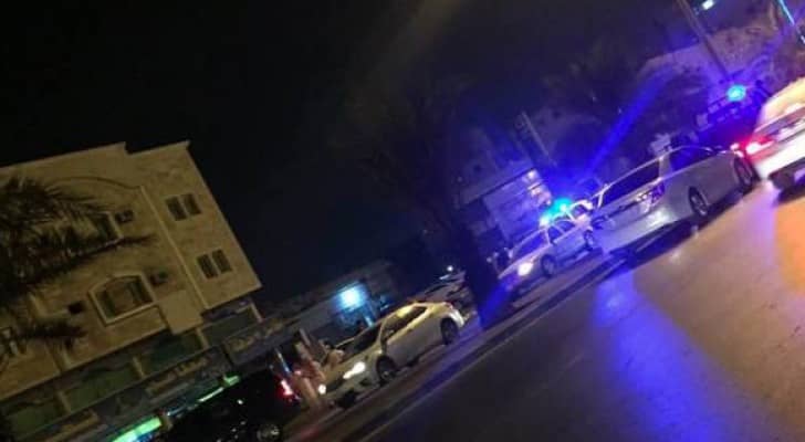 مكان اطلاق النار على رجلي أمن