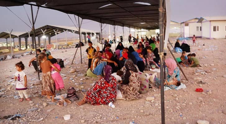 آلاف النازحين منذ بدء معركة الموصل