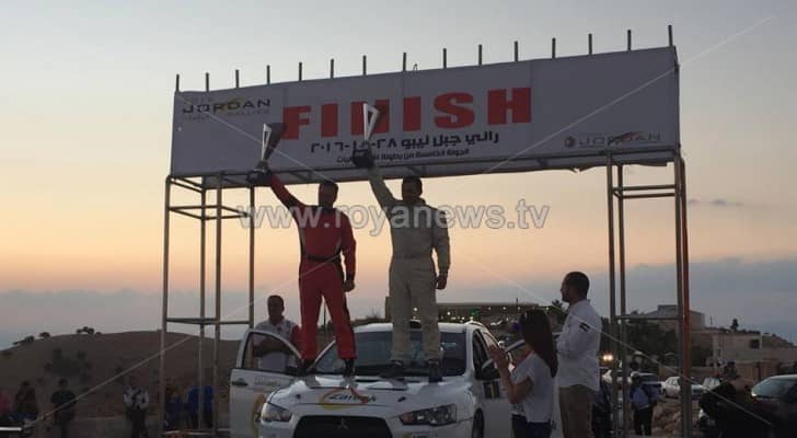 خالد جمعة يتوج بلقب رالي جبل نيبو