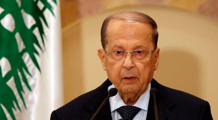 الرئيس اللبناني المنتخب ميشال عون 