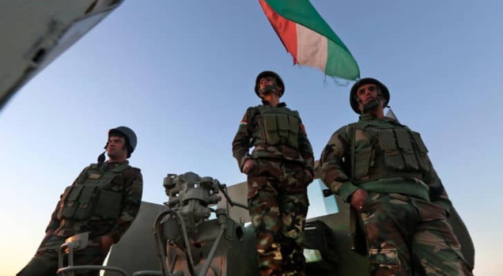 عناصر من قوات البيشمركة قرب الموصل - ارشيفية