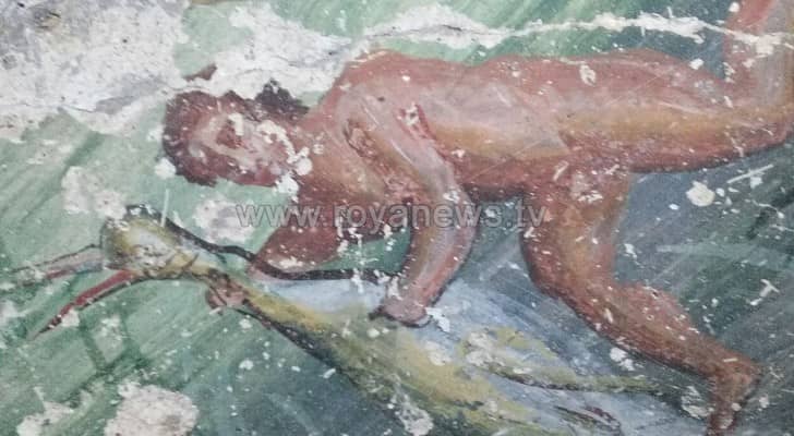 مدفن اثري للفترة الرومانية- الصور من زياد النصيرات