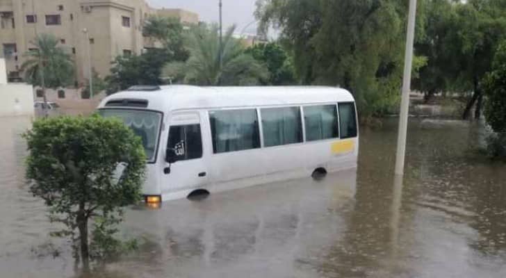 فيضانات العقبة خلال شهر تشرين أول 2016