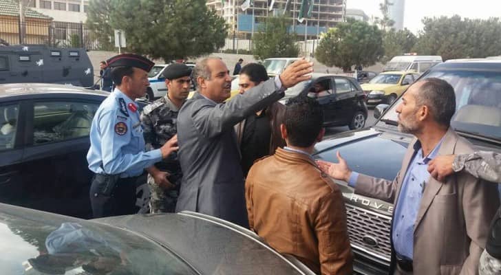 جانب من الوقفة الاحتجاجية