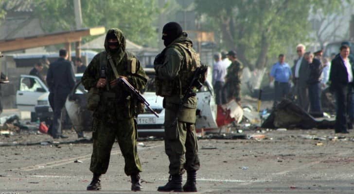 أرشيفية لرجلي أمن في داغستان