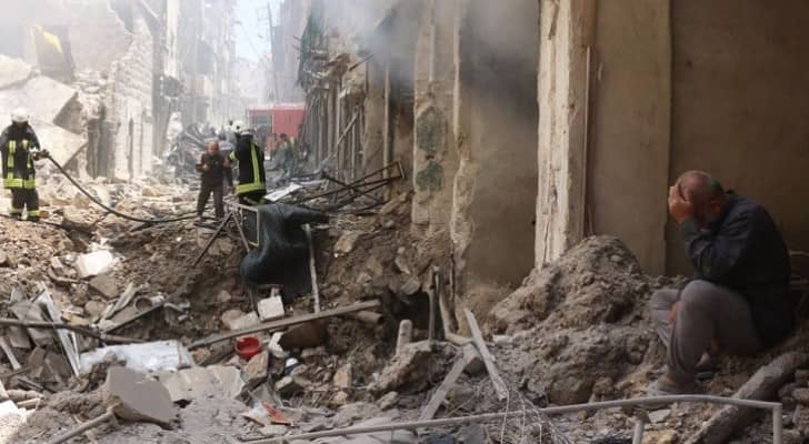 آثار الدمار في حلب