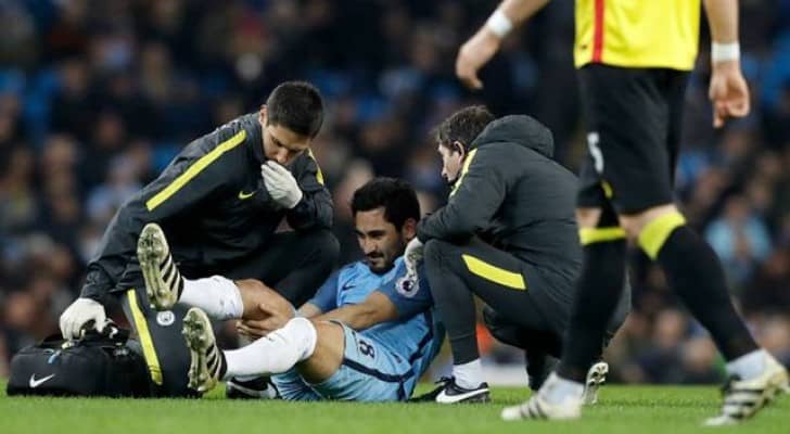 إلكاي جوندوجان لاعب مانشستر سيتي الإنجليزي