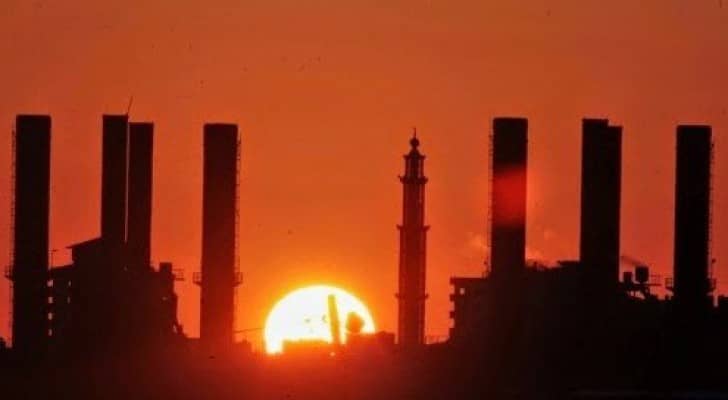 توقف خطوط الكهرباء المصرية المغذية لجنوب قطاع غزة