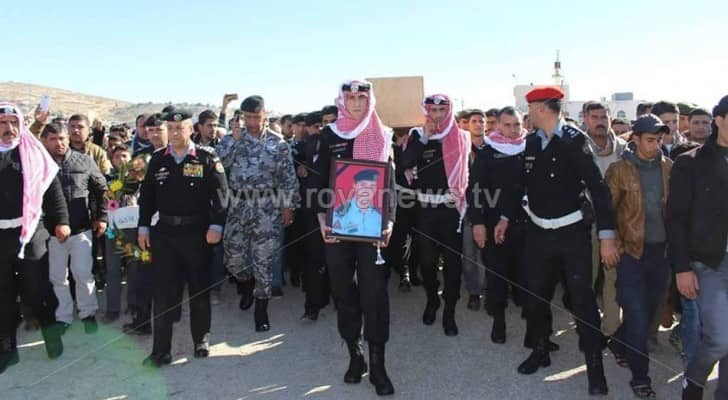 تشيع جثمان الشهيد الدركي خليل عباس الضروس