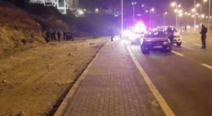 الأجهزة الأمنية في مكان الحادثة