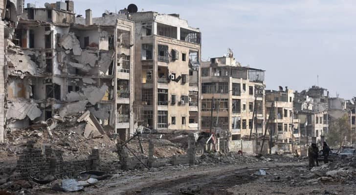 دمار وخراب في مدينة حلب - ارشيفية