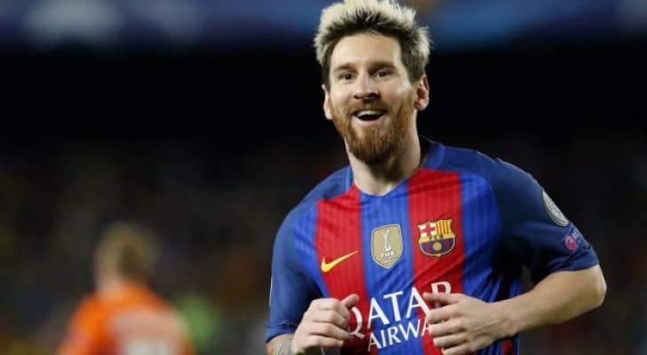 نجم فريق برشلونة الإسباني ليونيل ميسي