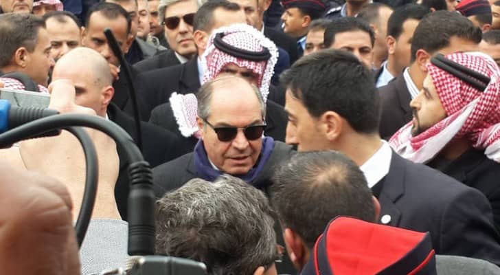 رئيس الوزراء هاني الملقي في جنازة والدته 