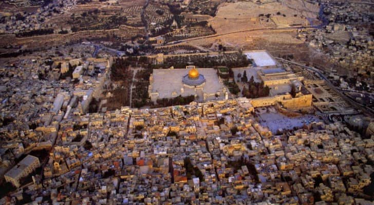 صورة جوية للقدس