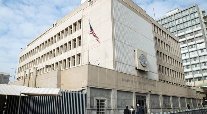 مبنى السفارة الأميركية في مدينة تل أبيب