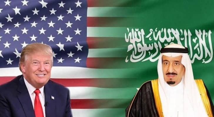 العاهل السعودي وترامب