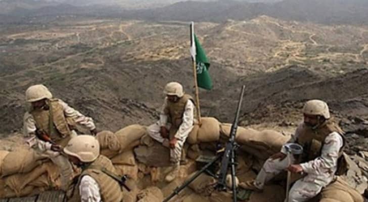 جنود سعوديين على الحدود اليمنية