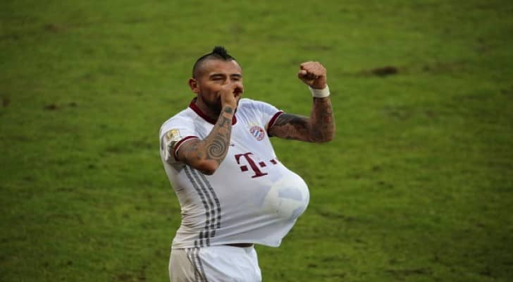 أرتورو فيدال لاعب بايرن ميونخ الألماني