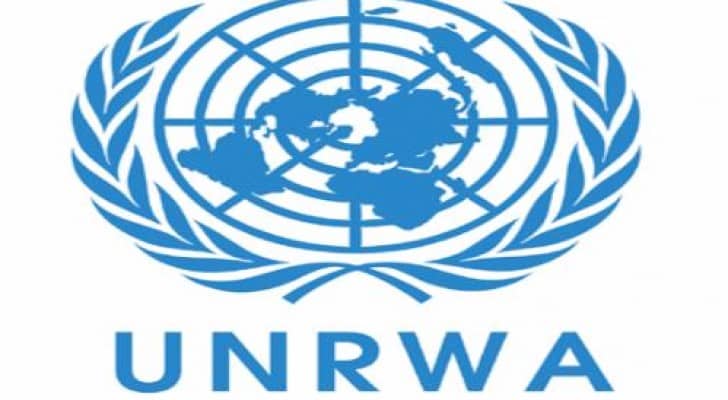 شعار وكالة الأمم المتحدة لإغاثة وتشغيل اللاجئين الفلسطينيين
