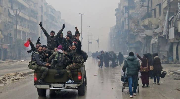  قوات موالية للجيش السوري في حلب