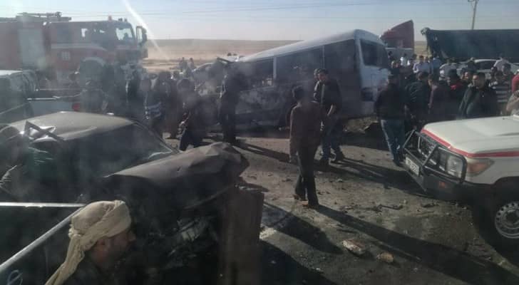 من الحادث