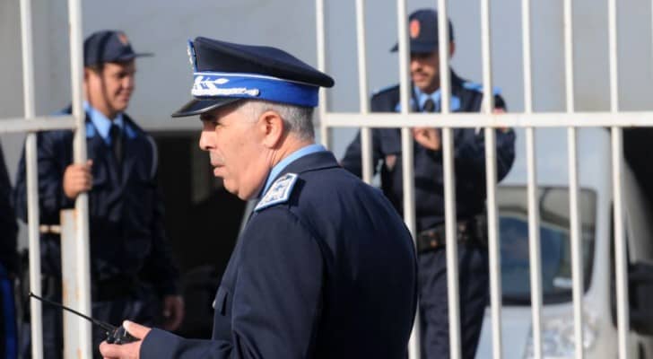 عناصر من الشرطة المغربية 