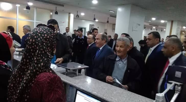 الملقي يزور الاحوال المدنية والجوازات