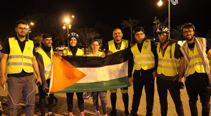 "جولة الحرية" على الدراجات الهوائية من القدس الى العقبة 