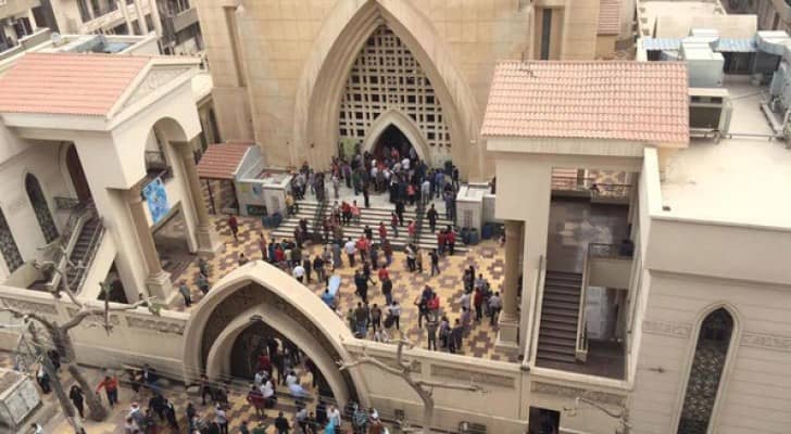 كنيسة مار جرجس بمدينة طنطا المصرية