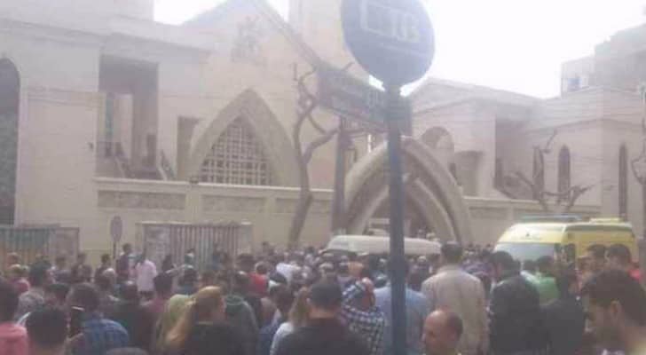  تفجير استهدف كنيسة في طنطا شمال القاهرة