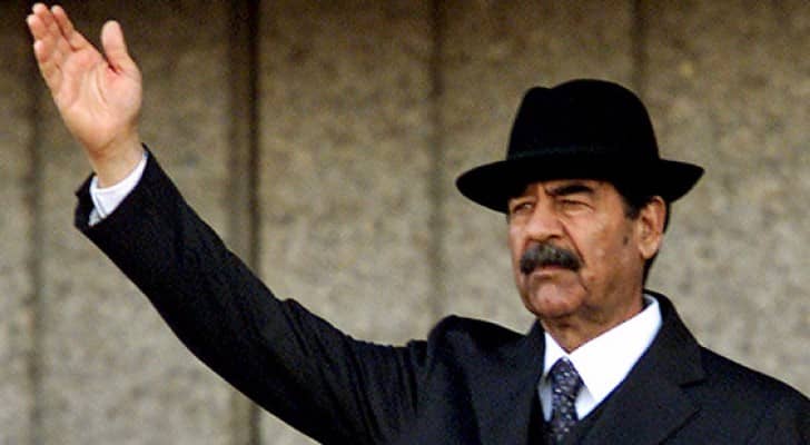 الرئيس العراقي الأسبق صدام حسين 