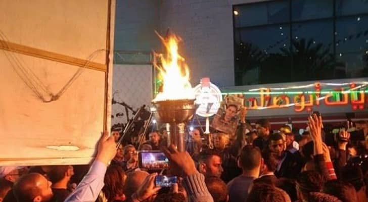 إيقاد شعلة الحرية للأسرى للعام 2017 في نابلس