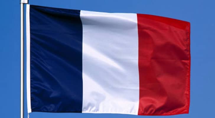علم فرنسا 