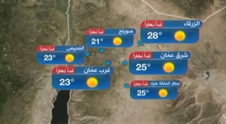 من النشرة الجوية