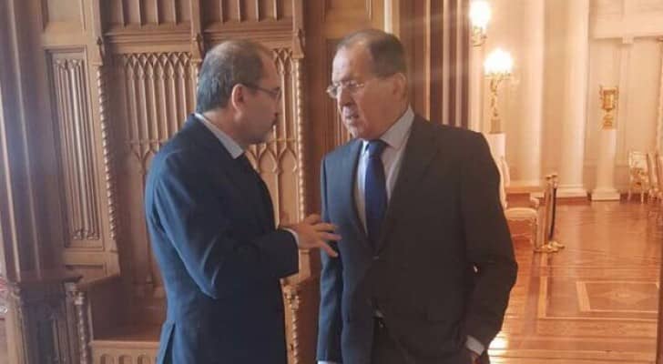 صورة نشرها وزير الخارجية أيمن الصفدي على صفحته الرسمية على تويتر 