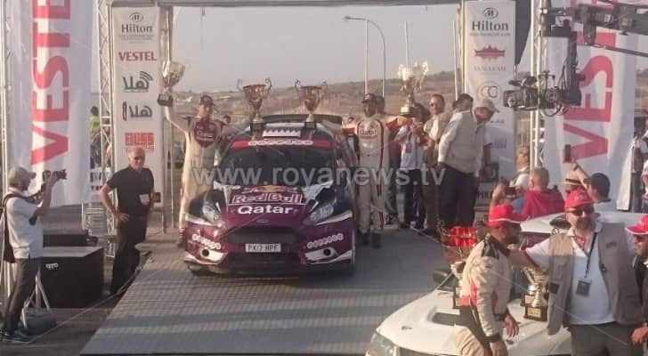 ناصر العطية بطلا لرالي الأردن 2017