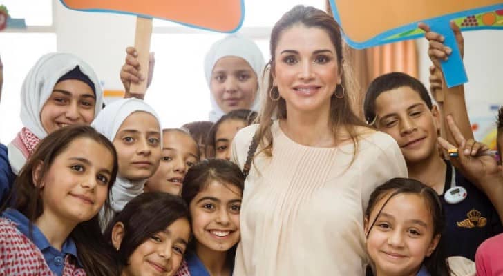 الصورة التي نشرتها الملكة على حسابها الخاص على انستجرام 